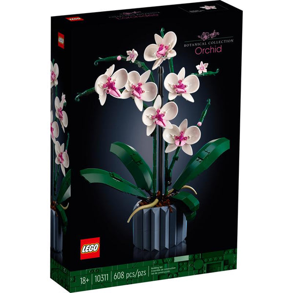 Kit de construcción LEGO Orquídea Plástico ABS Multicolor 608 piezas