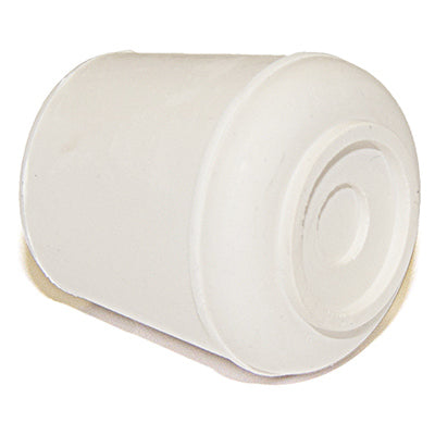 Punta para pata de mueble, goma color blanco roto, 5/8 pulg., paquete de 4.