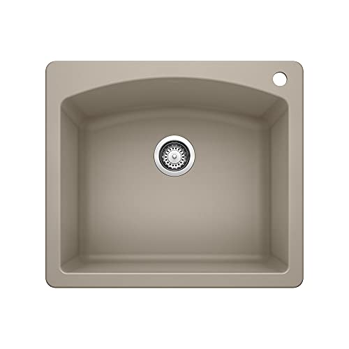 Cuenco doble Diamond Single Mount - Trufa
