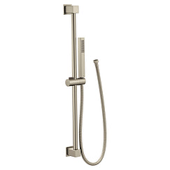 Brushed nickel eco-performance handshower handheld shower