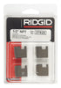Matriz de roscado de tubos SAE de acero de aleación RIDGID de 1/2 pulg., 4 piezas