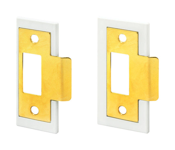 Prime-Line 3.75 in. H X 1.88 in. W X 0.22 in. D Brass-Plated Brass Door Catch Repair Kit