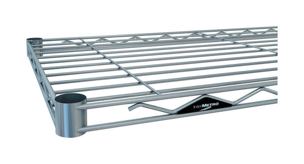 ESTANTE DE ACERO CROMADO 24"X18"