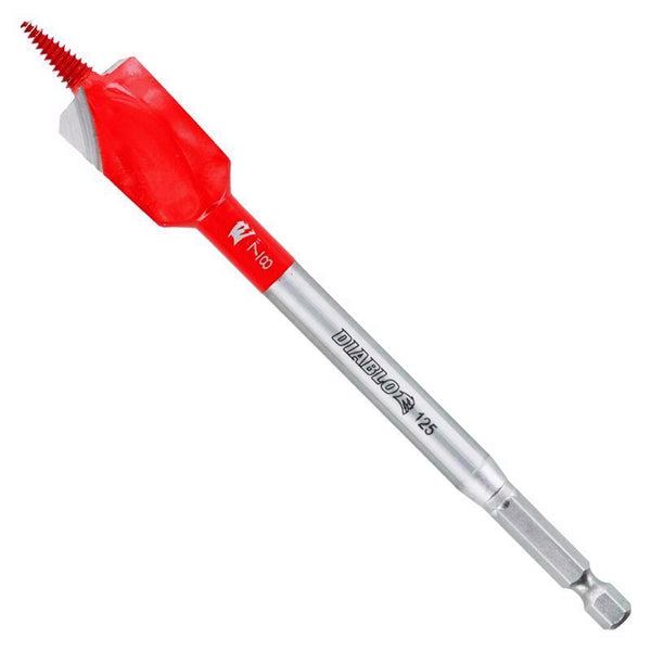 Broca de pala de acero con alto contenido de carbono Diablo Demo Demon de 7/8 pulg. x 6 pulg. de largo