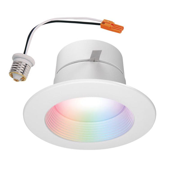 Foco empotrable LED inteligente Halo RGB de 4 pulgadas y 7,1 W