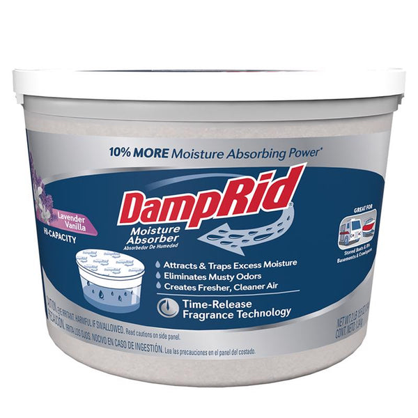 Absorbente de humedad DampRid con aroma a lavanda y vainilla, 2 lb, 1 paquete
