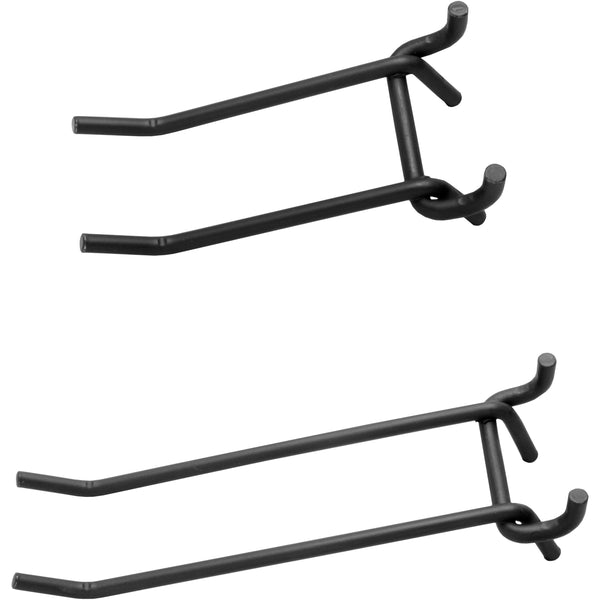 Kape & Vogt 0204-PEG-DH Double Peg Hook Set 4/pk - Black