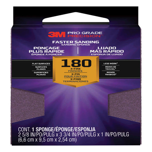 Disco de lijado de precisión 3M Pro Grade de 3-3/4 pulg. de largo x 2-5/8 pulg. de ancho x 1 pulg. de grano 180, extrafino, para superficies planas