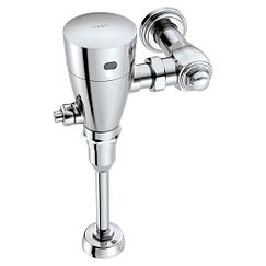Válvula de descarga electrónica cromada para urinario de 3/4"