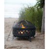 Living Accents Dome Shaped Steel Lattice Coal Fire Pit