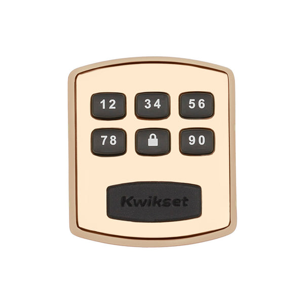Cerrojo electrónico de metal de latón pulido Kwikset