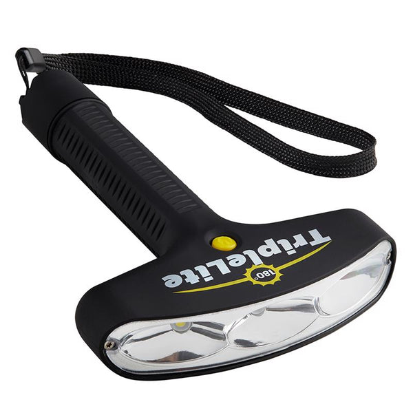 Linterna LED negra TripleLite de 330 lm con batería AA