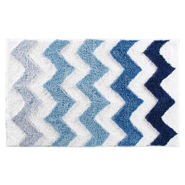 ALFOMBRA DE BAÑO CHEVRON 34X21"