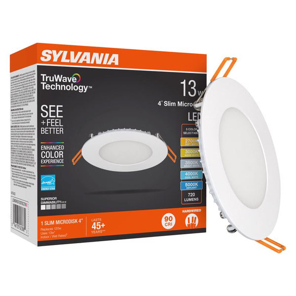 Foco empotrable LED blanco sin carcasa Sylvania TruWave de 13 W