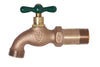 Grifo de manguera de latón con punta de flecha de 3/4 pulg. y MIP