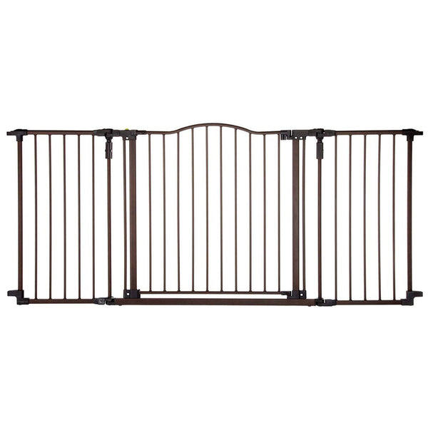 North States Brown 30 in. H X 38.3-72 in. W Metal Pet Gate