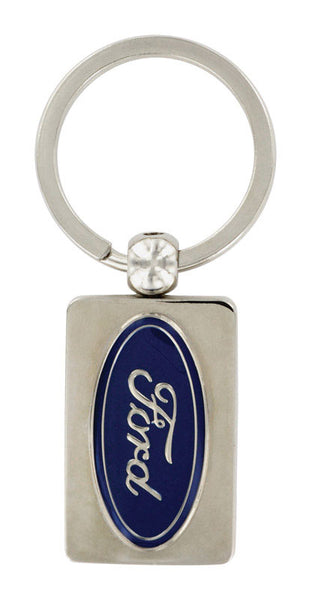 Hillman Ford Metal Blue Decorative Key Chain (Pack of 3).