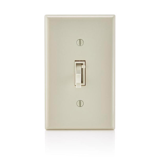 Interruptor de atenuación de palanca Leviton Light Almond de 600 W, paquete de 1
