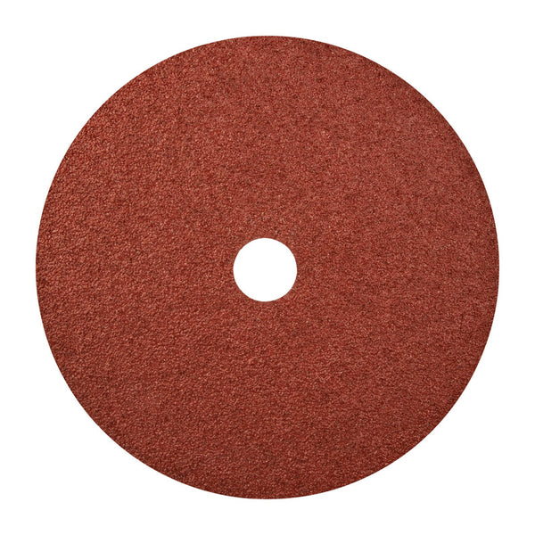 Disco de fibra de óxido de aluminio Norton de 7 pulg. DX de 7/8 pulg., grano 50, 25 piezas