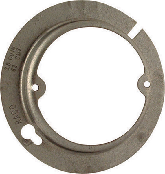 Raco Round Steel 4 in. H X 4 in. W Box Cover