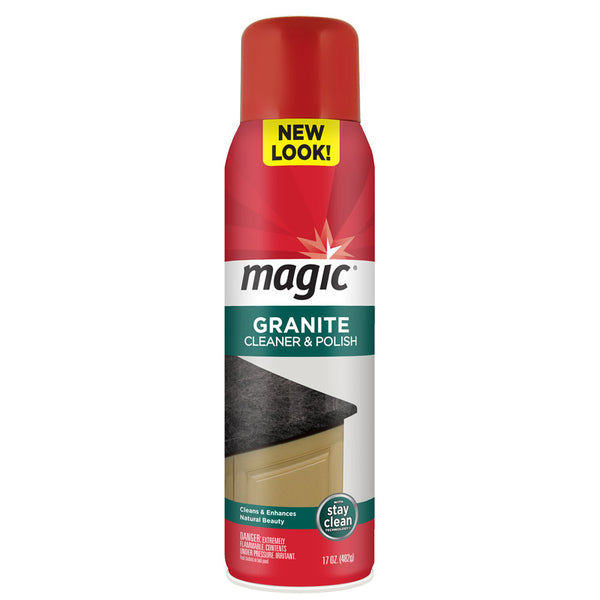 Limpiador diario con aroma mágico a cítricos para granito y piedra natural, 17 oz. en aerosol (paquete de 6)