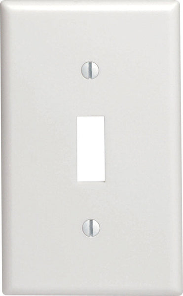 Placa de pared con palanca de nailon de 1 unidad Leviton Midway White, paquete de 1 (paquete de 20)