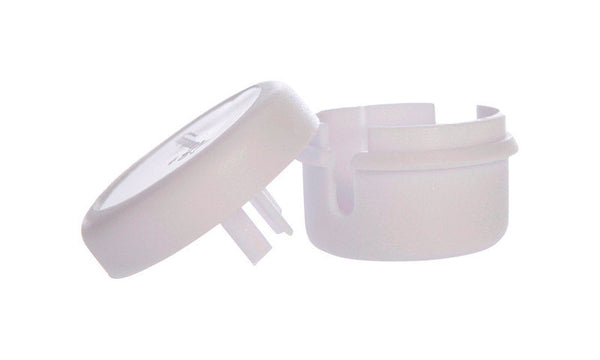 Dreambaby - Cordón de plástico blanco enrollable, paquete de 2