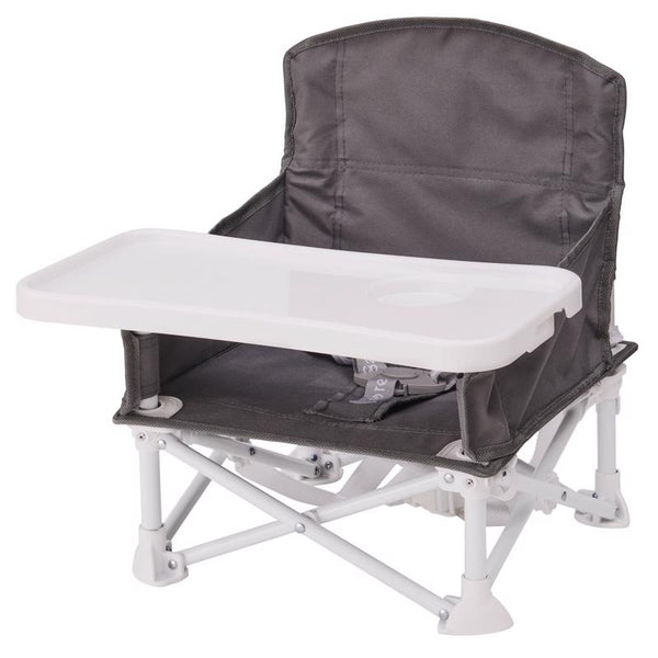 Asiento elevador portátil My Chair de nailon y metal gris de Regalo, paquete de 1