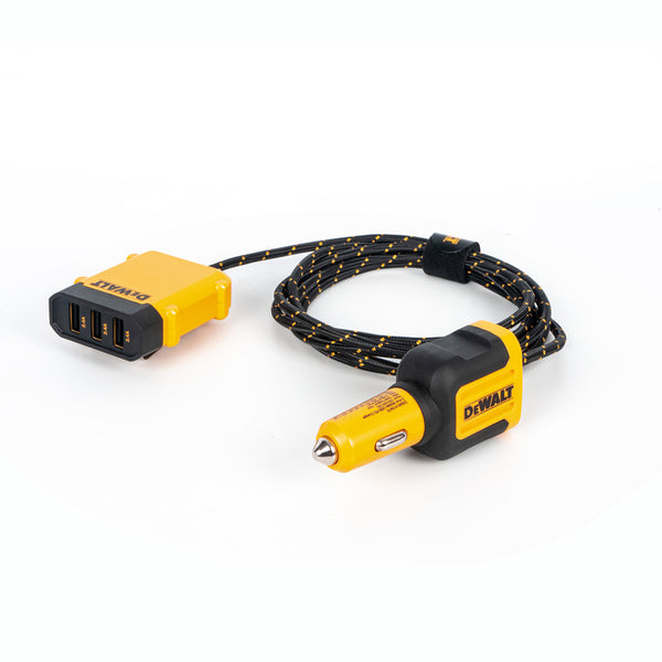 Cargador USB de 5 puertos y 6 pies de largo de DeWalt