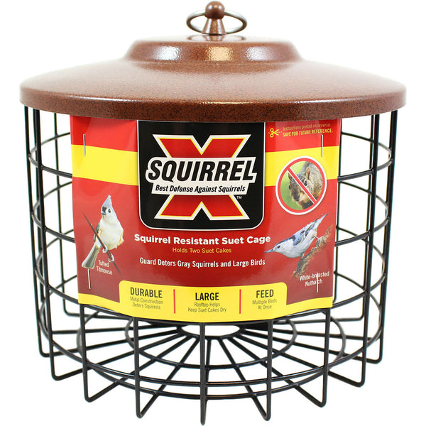 Squirrel-X Squirrel Proof Suet Brown Feeder