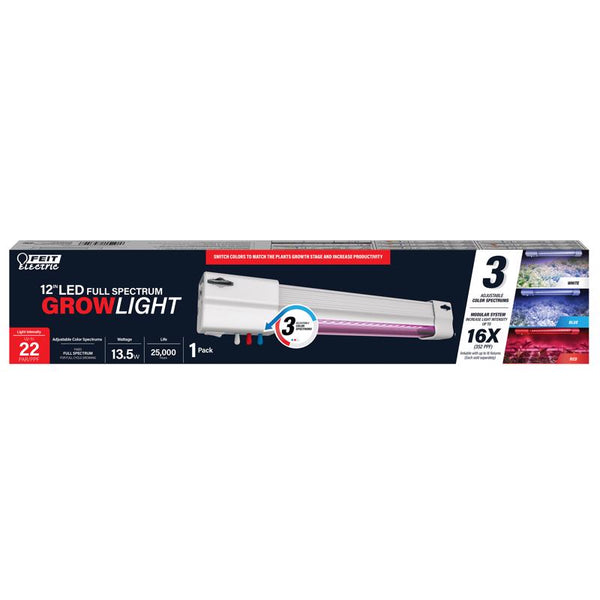 Lámpara de cultivo LED eléctrica Feit de 12 pulgadas de largo