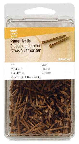 Clavo de acero de cabeza plana para panel de 1 pulg. de Hillman