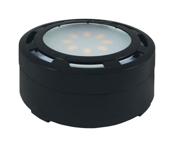 Tira de luces LED enchufable Amertac de 1,88 pulgadas de largo y 600 lm, color negro