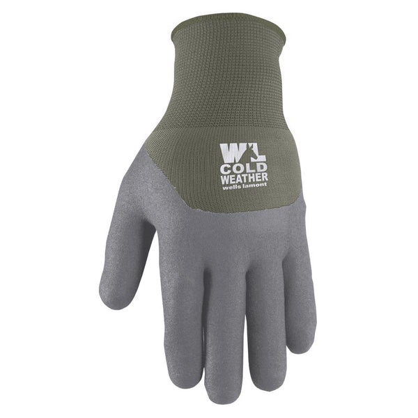 Guantes de trabajo para exteriores e invierno para mujer de Wells Lamont, color negro y gris, talla S, 1 par