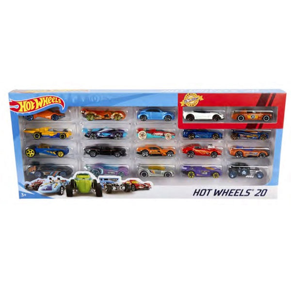 Hot Wheels Car Die Cast Assorted 20 pc (Pack of 6)