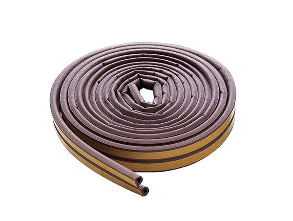 M-D BUILDING PRODUCTS Brown EPDM Rubber Foam Weatherstrip For Doors and Windows 17 ft. L X 0.25 in.