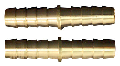Accesorio reparador de mangueras, latón, 3/8 pulg., paquete de 2.