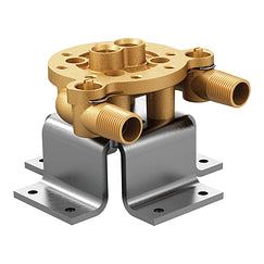 Single riser concrete mounting kit