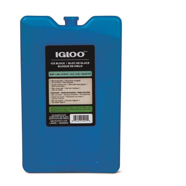 Bloque congelador Igloo Maxcold de 33,8 oz, color azul, paquete de 1