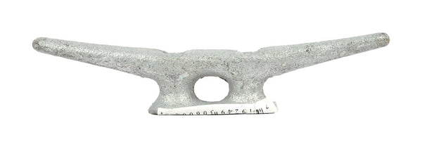 Cornamusa para muelle de base abierta de hierro galvanizado Seachoice de 6 pulgadas de largo, paquete de 1