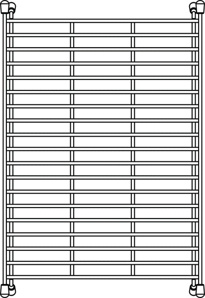 Rejilla flotante para fregadero de acero inoxidable Blanco (Precis Super Single)