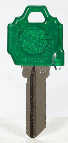 Llave en blanco para casa con linterna de Giant Concepts LLC Keylights de un solo lado para cerraduras Schlage SC1/Baldwin 1510 (paquete de 10)