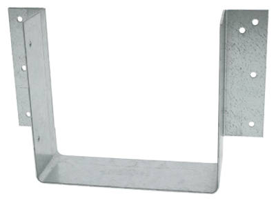 Joist Hanger, Galvanized Steel, 16 Gauge, 4 x 6-In.