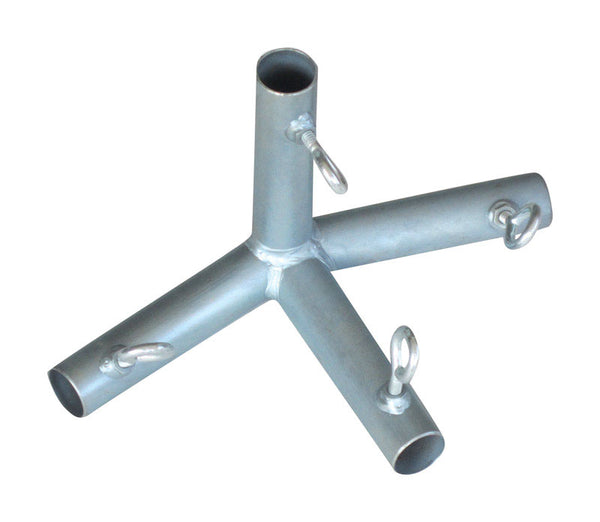 AHC P4D 0.75 in. Galvanized Low Peak 4-Way End Canopy Fitting