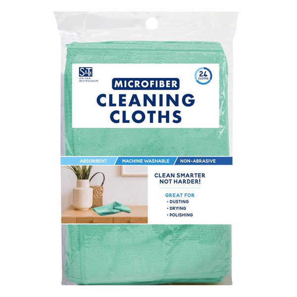 Schroeder & Tremayne Microfiber Cleaning Cloth 12 in. W X 16 in. L 24 pk