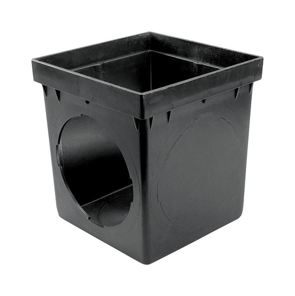 Recipiente colector cuadrado NDS de 9,5 pulg. de ancho x 10 pulg. de profundidad