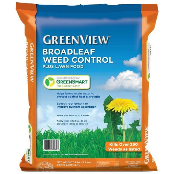Weed & Feed Lawn Fertilizer, Covers 5,000 Sq. Ft., 13-Lbs.
