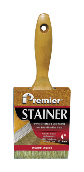 Brocha plana para teñir Premier Stainer de 4 pulgadas