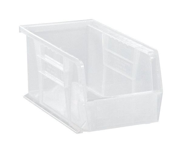 Quantum Storage 5-1/2 in. W X 5 in. H Storage Bin Plastic 1 compartments Clear
