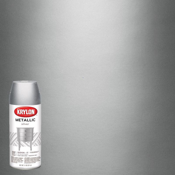 Krylon 1406 11 Oz Silver Metallic General Purpose Spray Paint (Pack of 6)